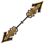 Gold Celestial Star Spear