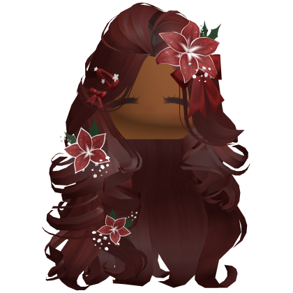 ♡ Christmas Blowout w/ Flowers (Red)