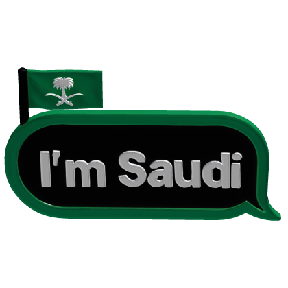 I'm Saudi Flag of Saudi Arabia