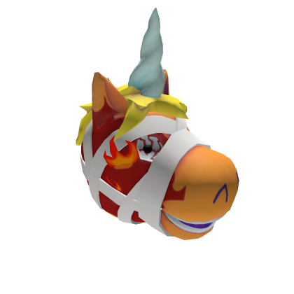 Fire Unicorn Head
