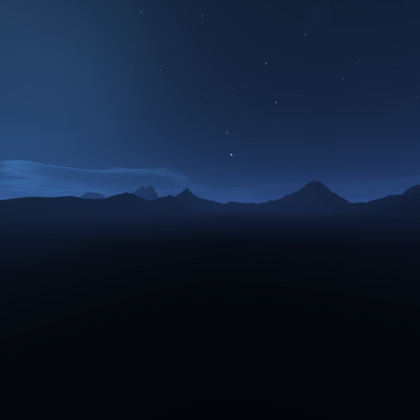 Classic Skybox: Night Sky (without a moon)
