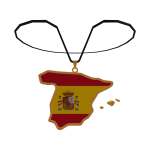 Spain Flag Chain