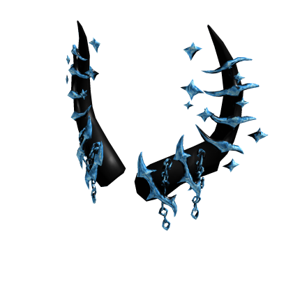 [FREE] Light Blue Horns Roblox item