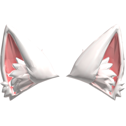 White Angel Animal Ears Roblox item
