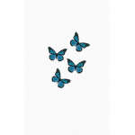 blue butterflies army <3