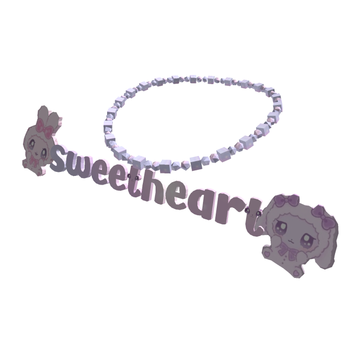3.0 sweetheart necklace ♡⸝⸝