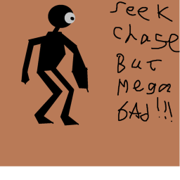 Seek chase! But Mega bad!