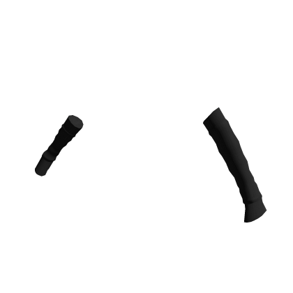 Uneven Arm Warmers in Black thumbnail