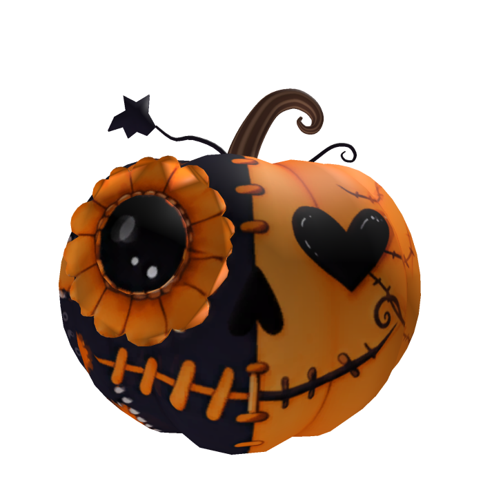 Orange Stitched Pumpkin