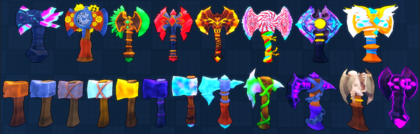 20 Axes Pack preview 2