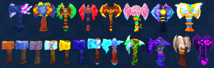 20 Axes Pack preview 2