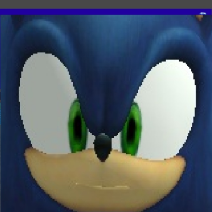 ssbb sonic face Roblox decal