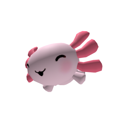 Flying Pink Axolotl Friend (Left)