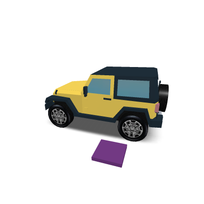 Yellow Jeep Van