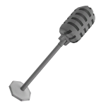 Silver Vintage Microphone