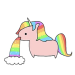 Cute Rainbow Unicorn Group