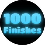 1000 Finishes Roblox badge thumbnail