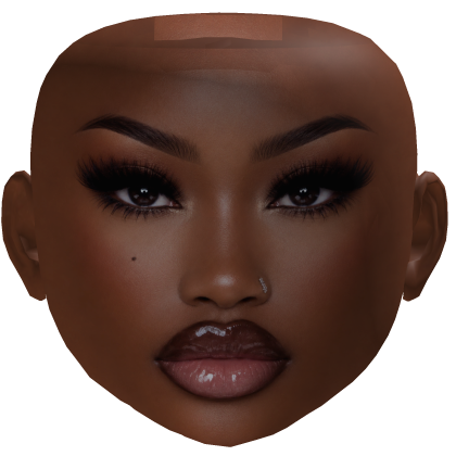 ZARIA I Dark Skin Baddie Smokey Makeup Face