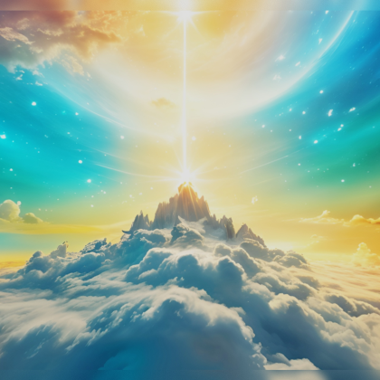 Fantasy Beam Cloud Sky