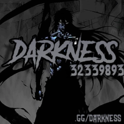 [CC] DARKNESS Roblox group icon
