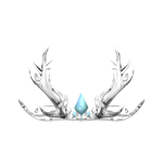 Antler Crown of Icy Woodlands