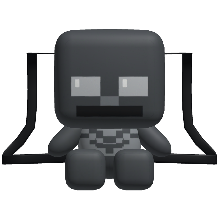 Wither Skeleton Pixel Plushie [1.0]