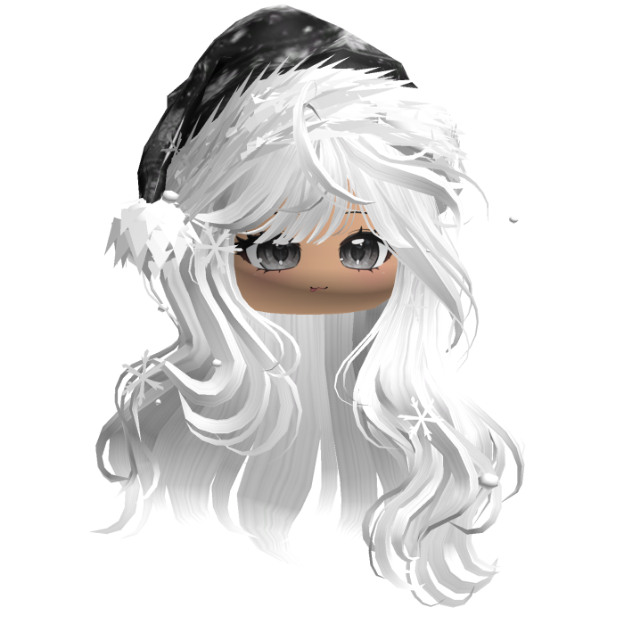 Christmas Waves w/Santa Hat (White)