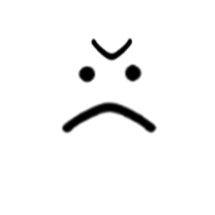 funny face angri Roblox decal