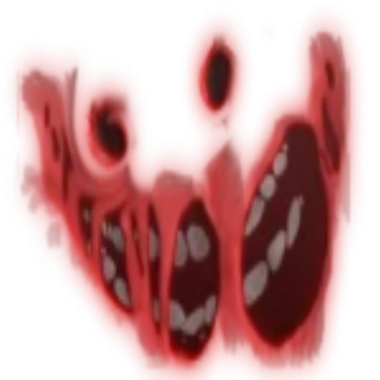 creepy scary monster face Roblox decal