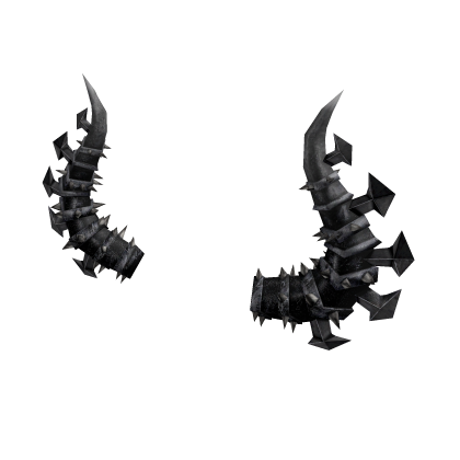 Black horns of the night Roblox item