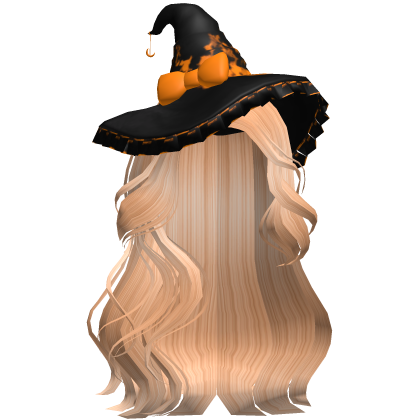Halloween Side Swept Witch Hair (Blonde)