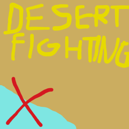 Fight In A Desert!