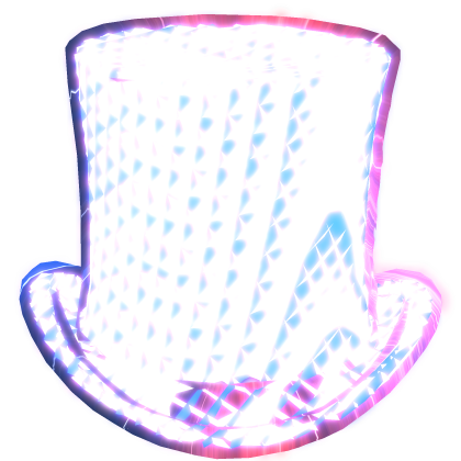 Animated Galaxy Glowing Top Hat