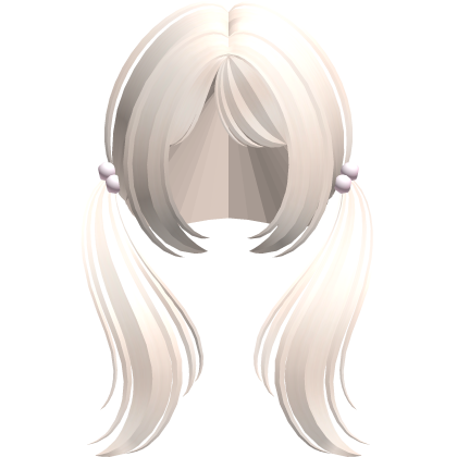  ♡ adorable cute girly moe pigtails (beige) Roblox item