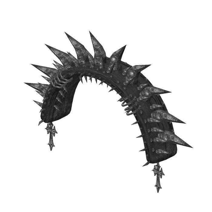 emo punk rockstar spike headband