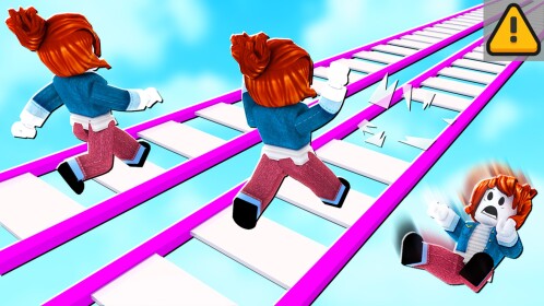 SQUID GAME Glass Bridge!