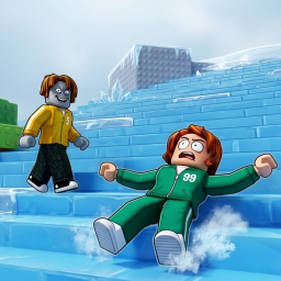 Frozen Slippery Stairs🧊