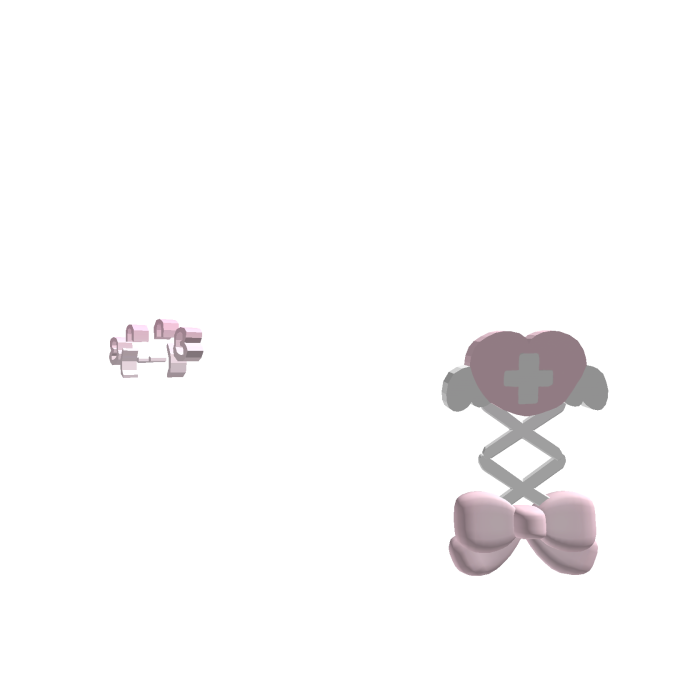 ᨳ𐔌՞҂ ˕ ֊՞𐦯ᜊ cutecore nurse medic heart bow 