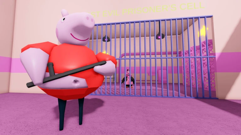 LA FUGA DE LA PRISIÓN DE PEPPA PIG - Roblox