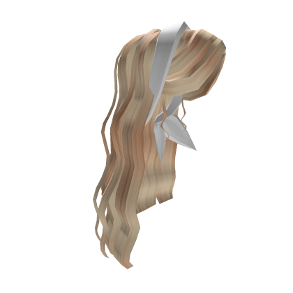 Cottage Tied Back Cute Waves Blonde Roblox item