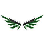  ✅ Green wings