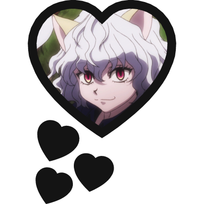 Neferpitou Thinking Hearts Hunter X Hunter