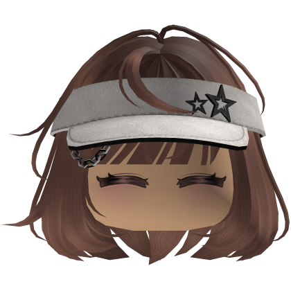 Cute emo y2k hair fluffy (brown)