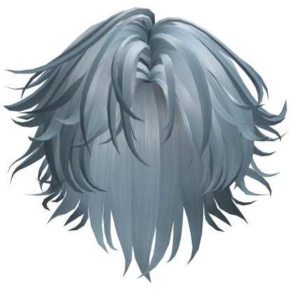Ice Blue Fluffy Hair