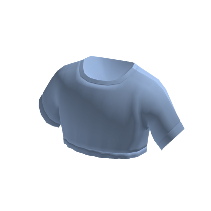 Cropped Blue T Shirt Roblox