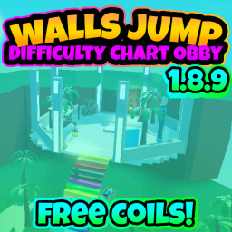 🔥Walls Jump : Difficulty Chart Obby 🔥
