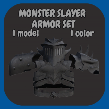 [R15/R6] Monster slayer armor set