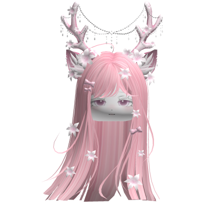 Ethereal Christmas Fairy Fawn Hair w/ Antlers