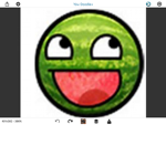 The melon side