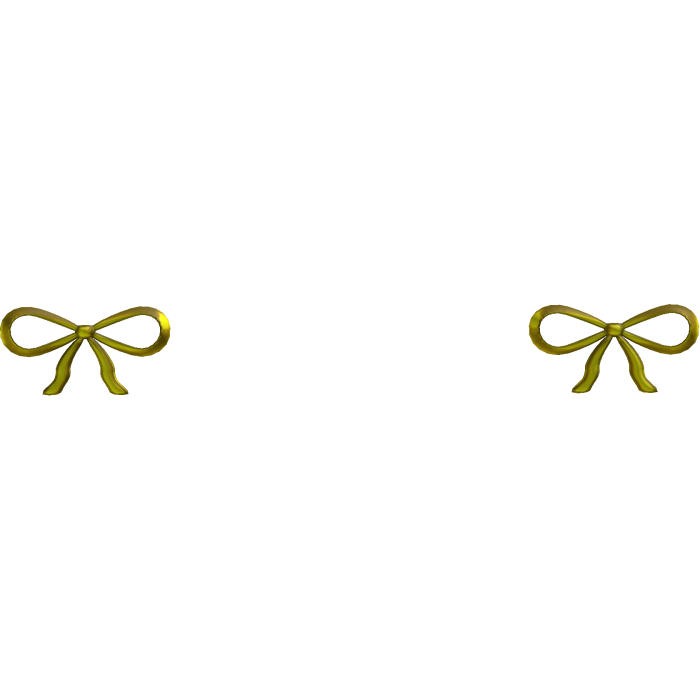Back Dimple Bow Dermal Piercing In Gold